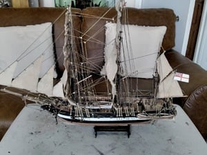 Model tall ship  in Sandown