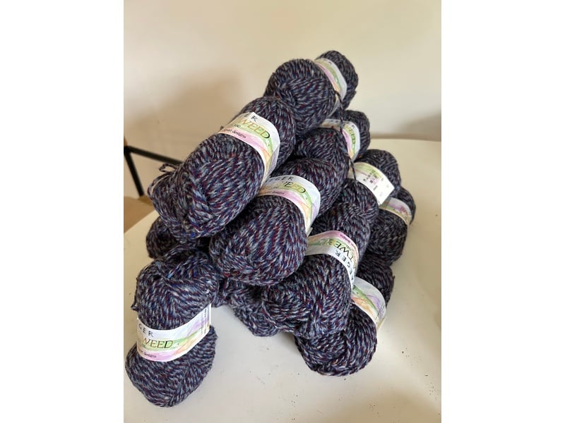 Jaeger Brora Tweed Aran pure wool knitting wool Sewing and Knitting in Ryde