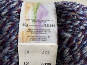 Jaeger Brora Tweed Aran pure wool knitting wool