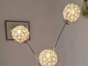 Beaded globe floor lamp Other Home Decor in Newport