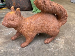 Cast iron Red Squirrel vgc in Sandown