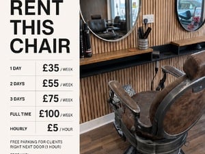 Chair Rental Opportunities – Hairdressers, Barbers, Nail Technicians & Beauty Professionals £5+ in Newport