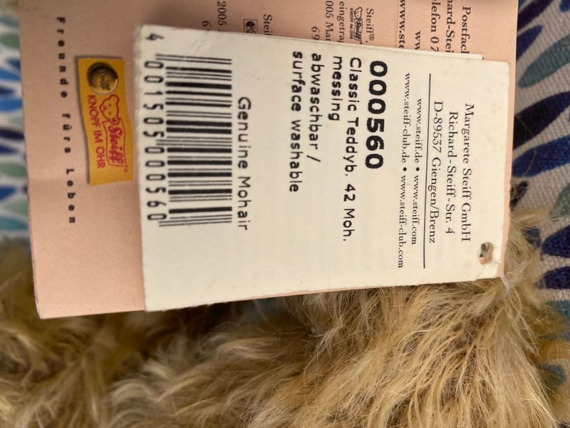 Steiff classic teddy bear in Ryde