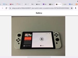 Nintendo switch oled version plus games in Newport