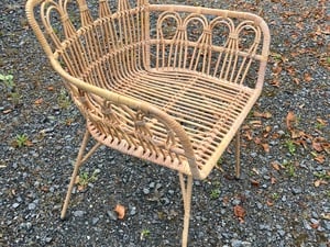 Wicker arm chair  in Cowes