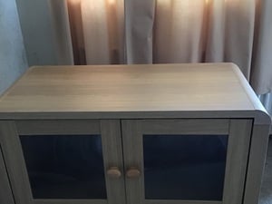 TV Unit - light beech colour in Newport