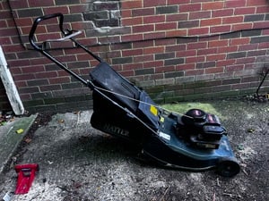 Petrol hayter hawk roller mower  in Ventnor