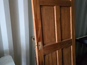 Solid old pine doors larger size 2mtr x 84cm in Ryde