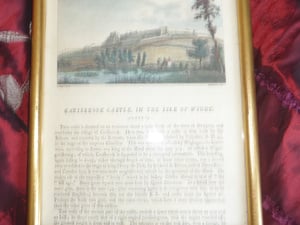 Two original prints of Carisbrooke Castle 1772  in Ventnor