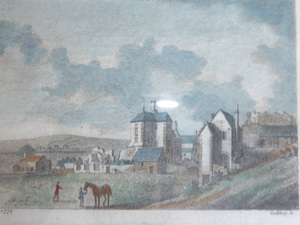 Two original prints of Carisbrooke Castle 1772  Art