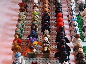 Star wars lego figures and vehicles in Ryde