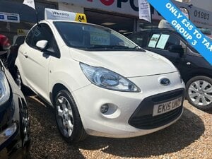 2015  FORD KA 1.2 Zetec Hatchback 3dr Petrol Manual Euro 5 (s/s) (69 ps)