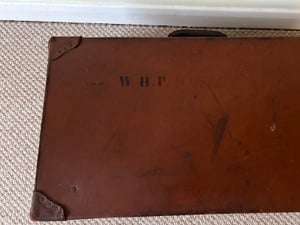 Antique leather suitcase in Ventnor