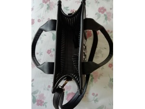 BLACK LEATHER SHOULDER BAG Other Womens Clothing in Sandown