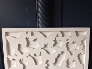 Girls Butterfly Headboard. in Seaview
