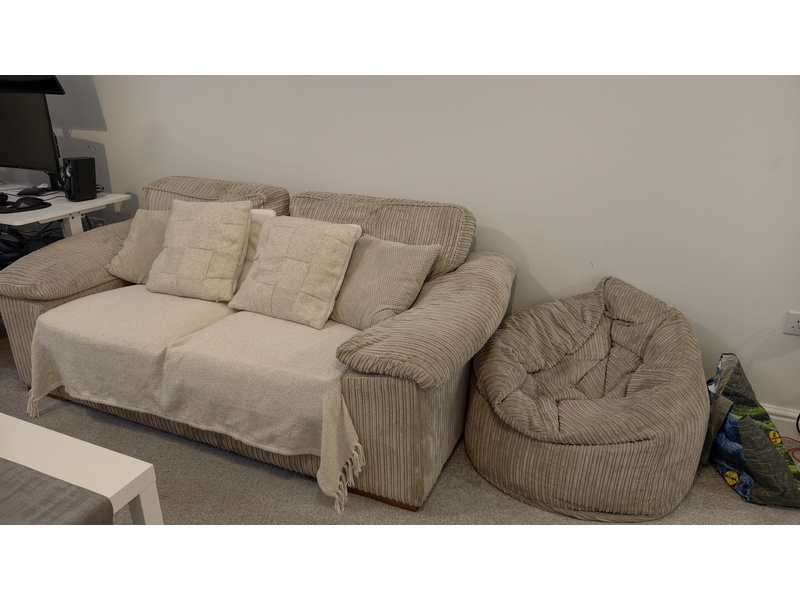 Sofa and Bean Bag Combo Sofas in Ryde