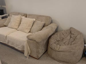 Sofa and Bean Bag Combo