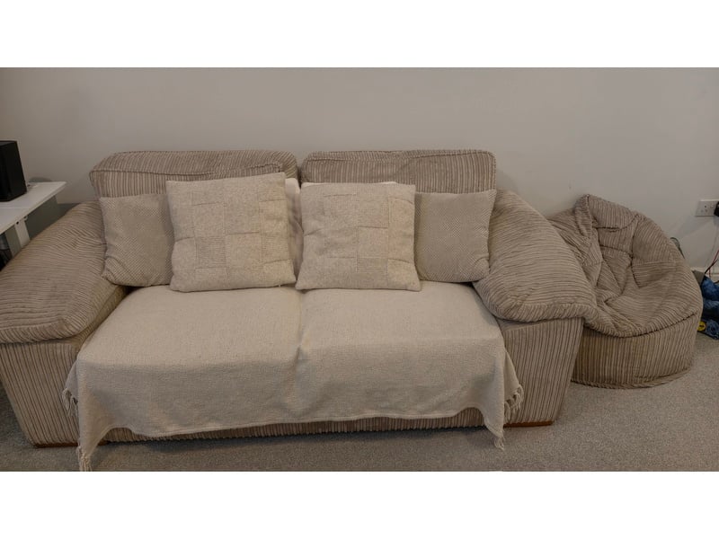 Sofa and Bean Bag Combo in Ryde