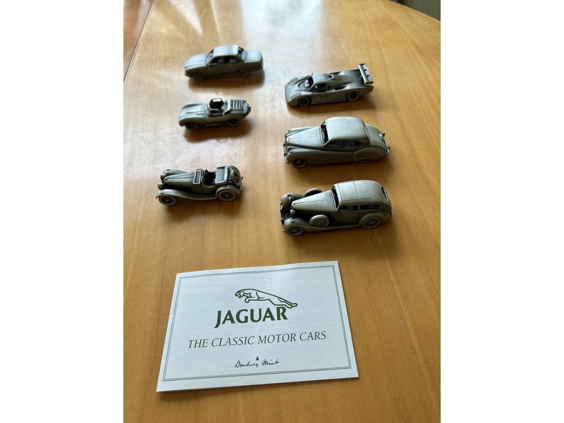 Danbury Mint, Pewter jaguar car collection set of 24 £240 Models in Ventnor