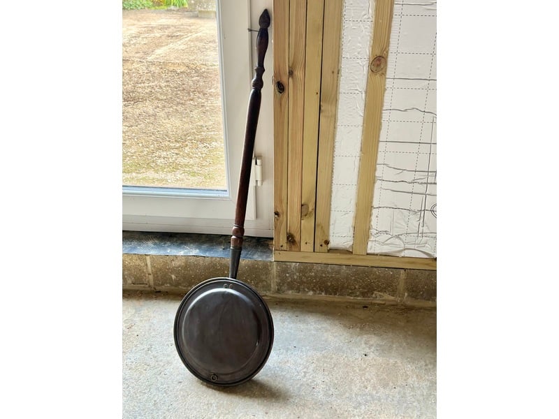 Antique copper bed warmer £30 in Ventnor