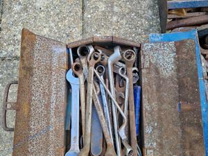 Old imperial spanners in Cowes