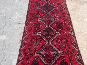 Red runner rug in Newport