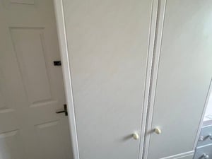 White Habitat Brooklyn Wardrobe in Ryde