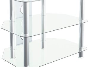 Glass Corner TV Stand