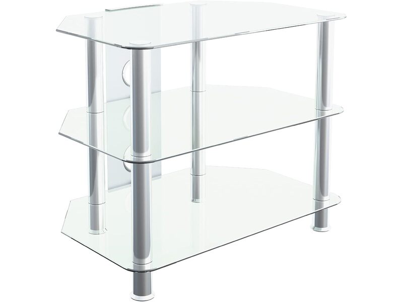 Glass Corner TV Stand