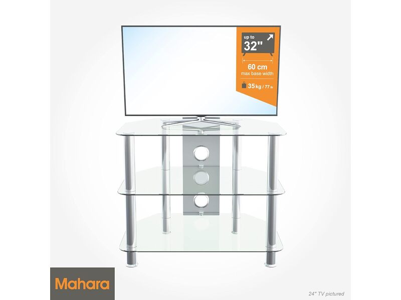 Glass Corner TV Stand TV Stands in Ryde