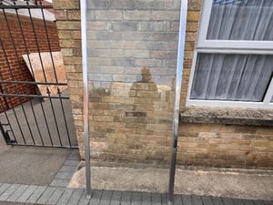 900mm wide shower side panel in Ryde