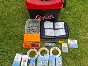 Fishing box and tackle in Sandown