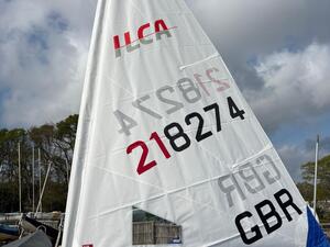 Laser Dinghy GBR218274 in East Cowes