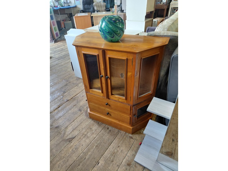 Wooden display cabinet in Shanklin