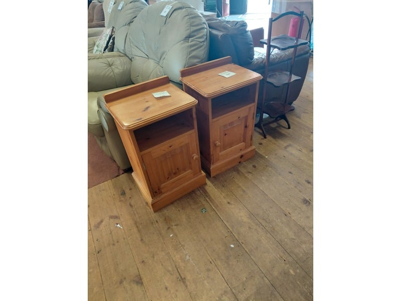 Pair of pine bedside units in Shanklin